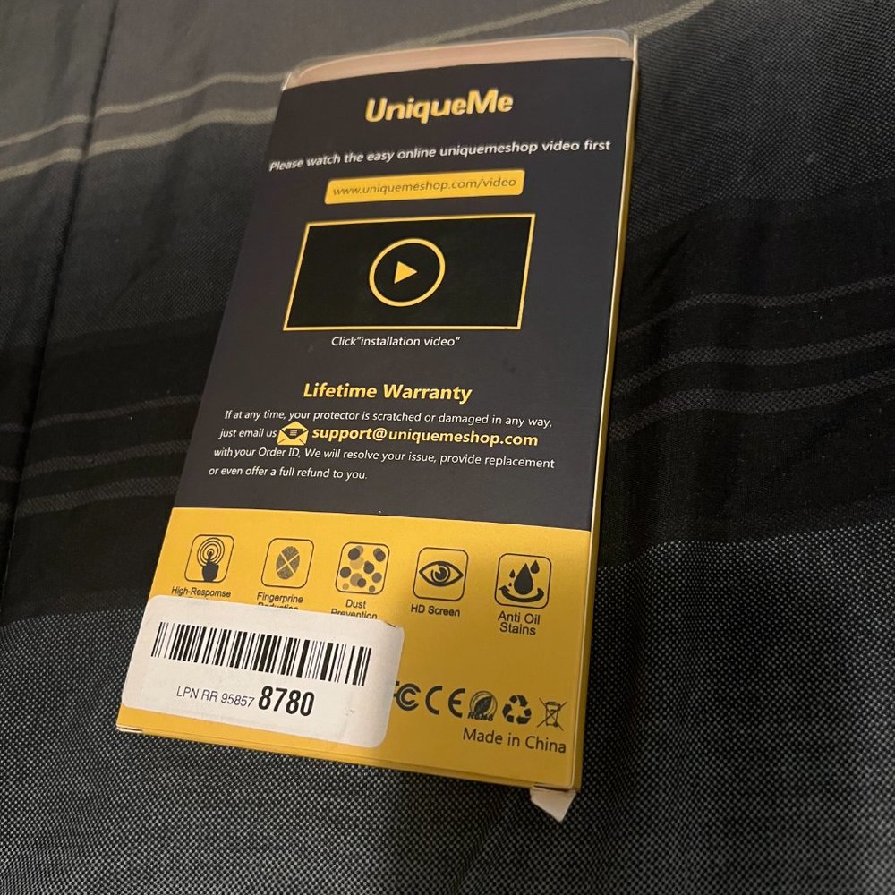 UniqueMe Screen Protector Tempered - Picture 7 of 7